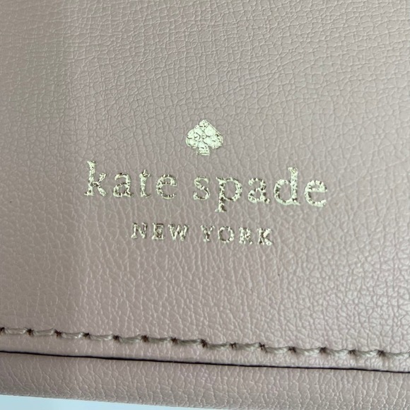 Kate Spade Adel Shoulder Handbag Tote Refined Grain Leather Warm Beige - Picture 4 of 13